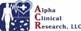 Alpha Clinical Research LLC